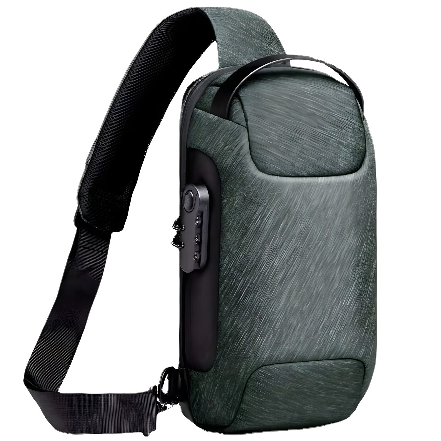 Torba preko ramena s USB punjenjem IS-36234 - Zelena KP36234