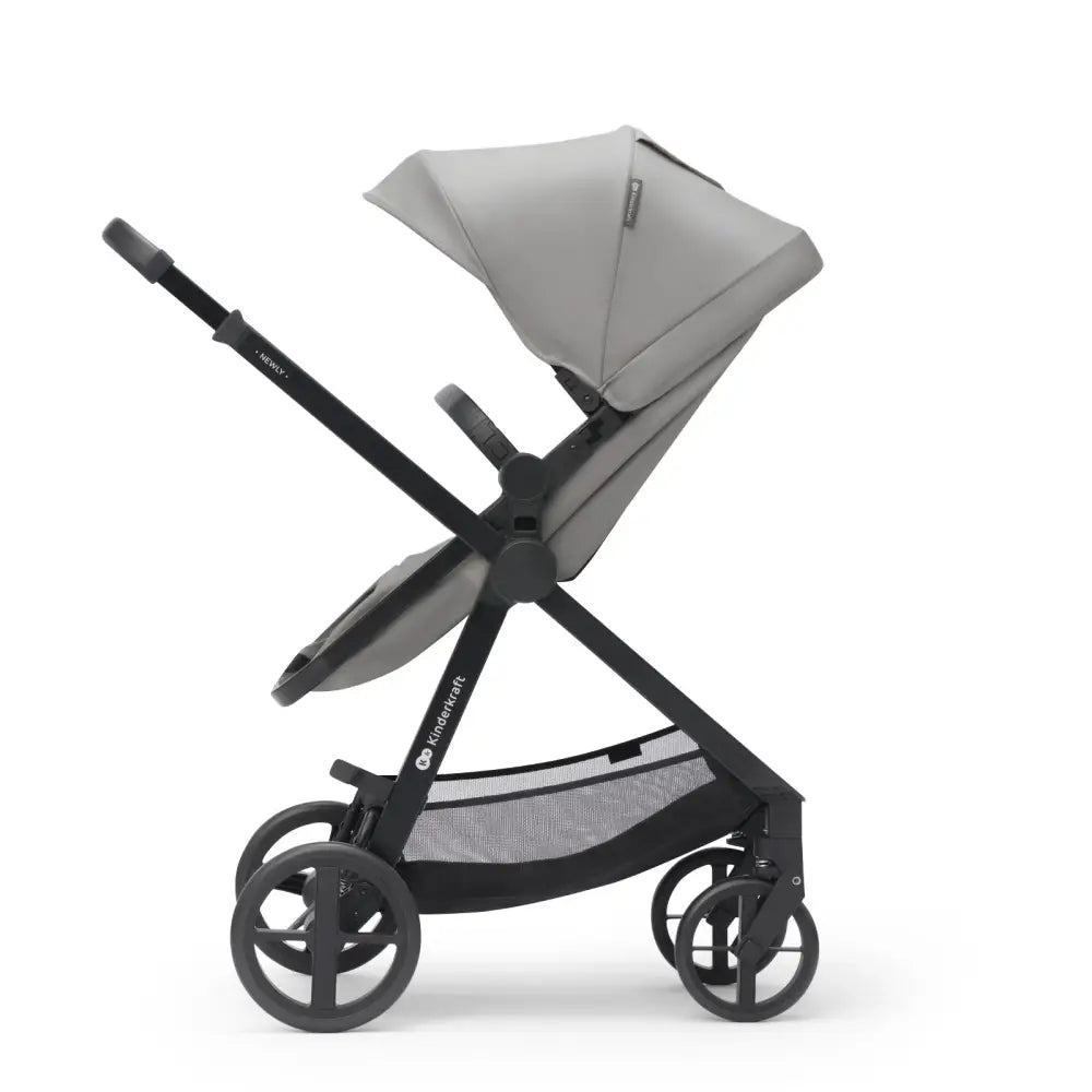 Kinderkraft Kolica NEWLY 3u1 MINK PRO, moonlight grey