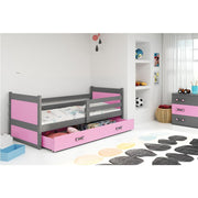 Krevet BMS Rico + ladica 200x90 cm, GRF roza
