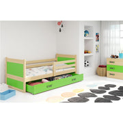 Krevet BMS Rico + ladica 190x80 cm, PINE zelena