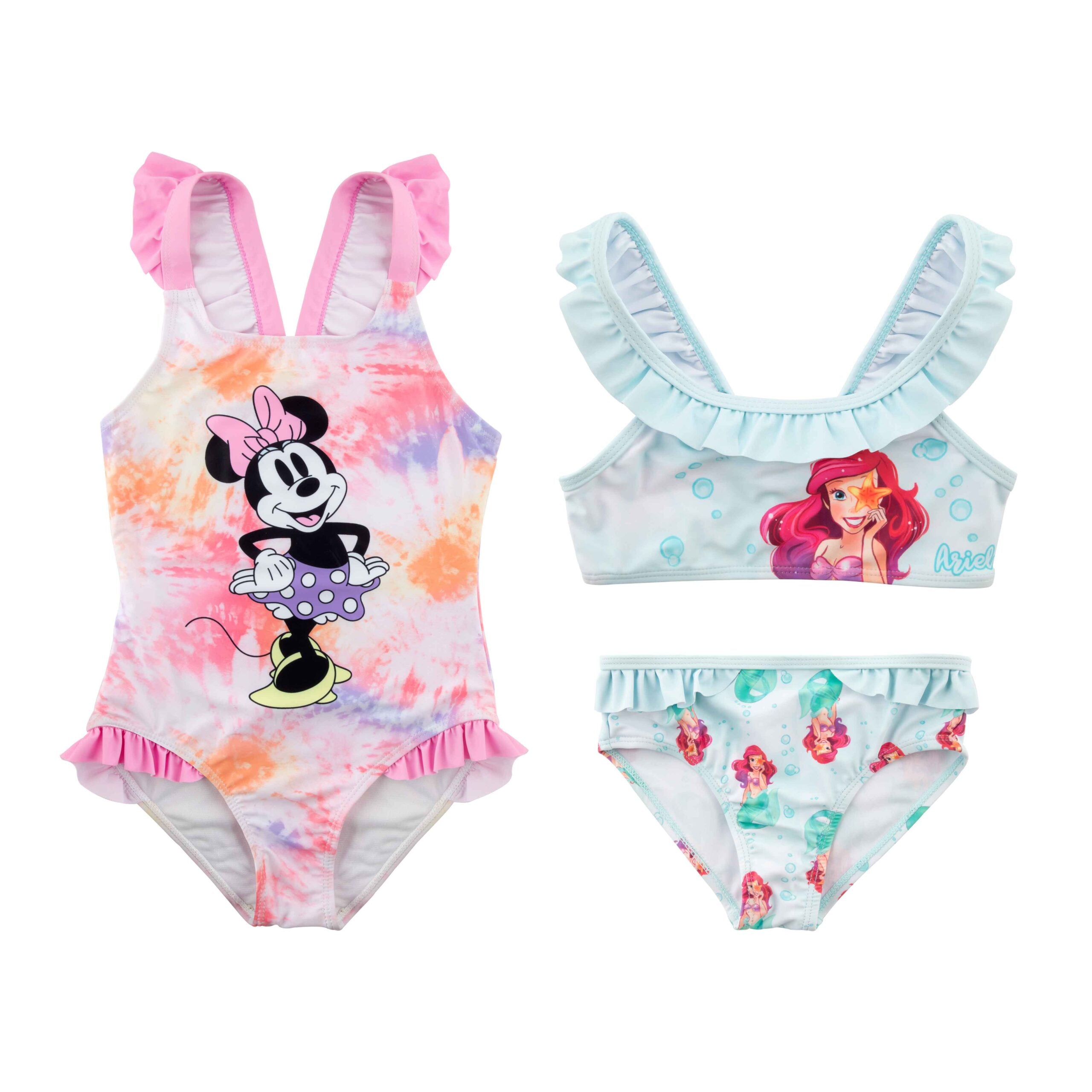 Kupaći kostim za cure Disney – Minnie i Ariel Minnie 110/116