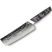 Damaskasti kuhinjski nož TA-37576 - Nakiri / Crna / Siva KP37576