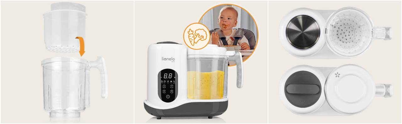 Lionelo BabyMenu Cooker 5u1 uređaj za pripremu hrane