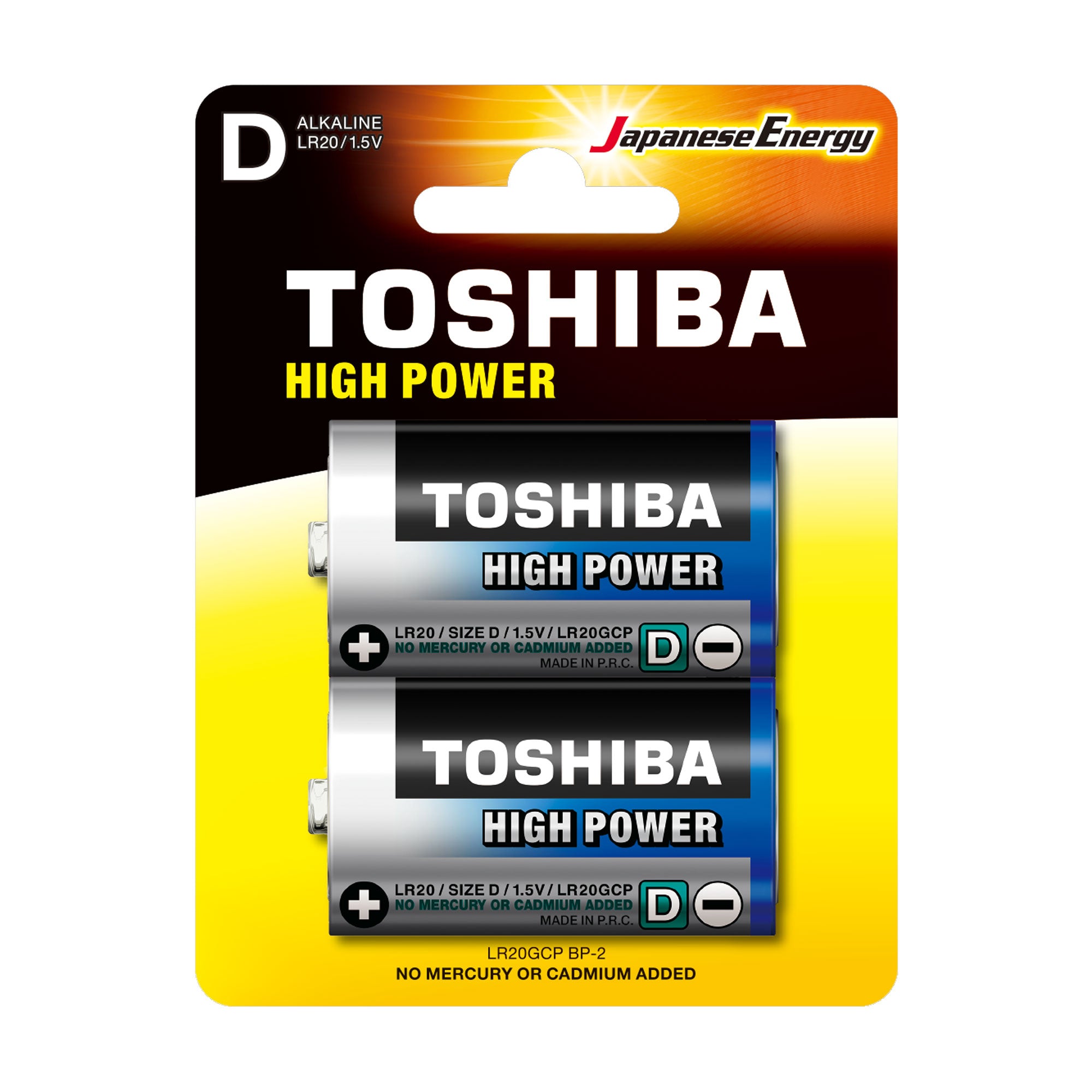 Baterijski uložak ALK LR20 D 1,5V/2kom TOSHIBA
