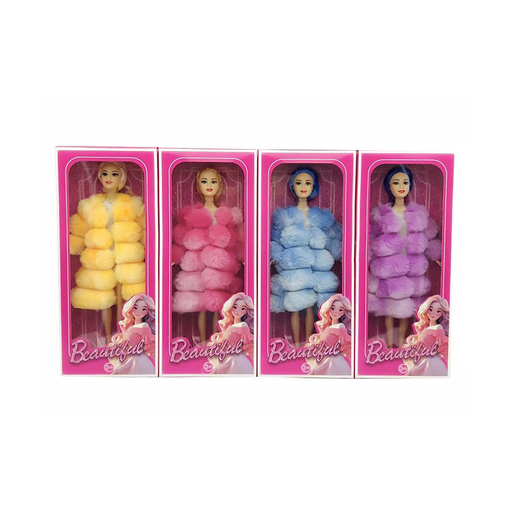 Lutka u bundi – Beautiful Doll (4 boje) Ljubičasta