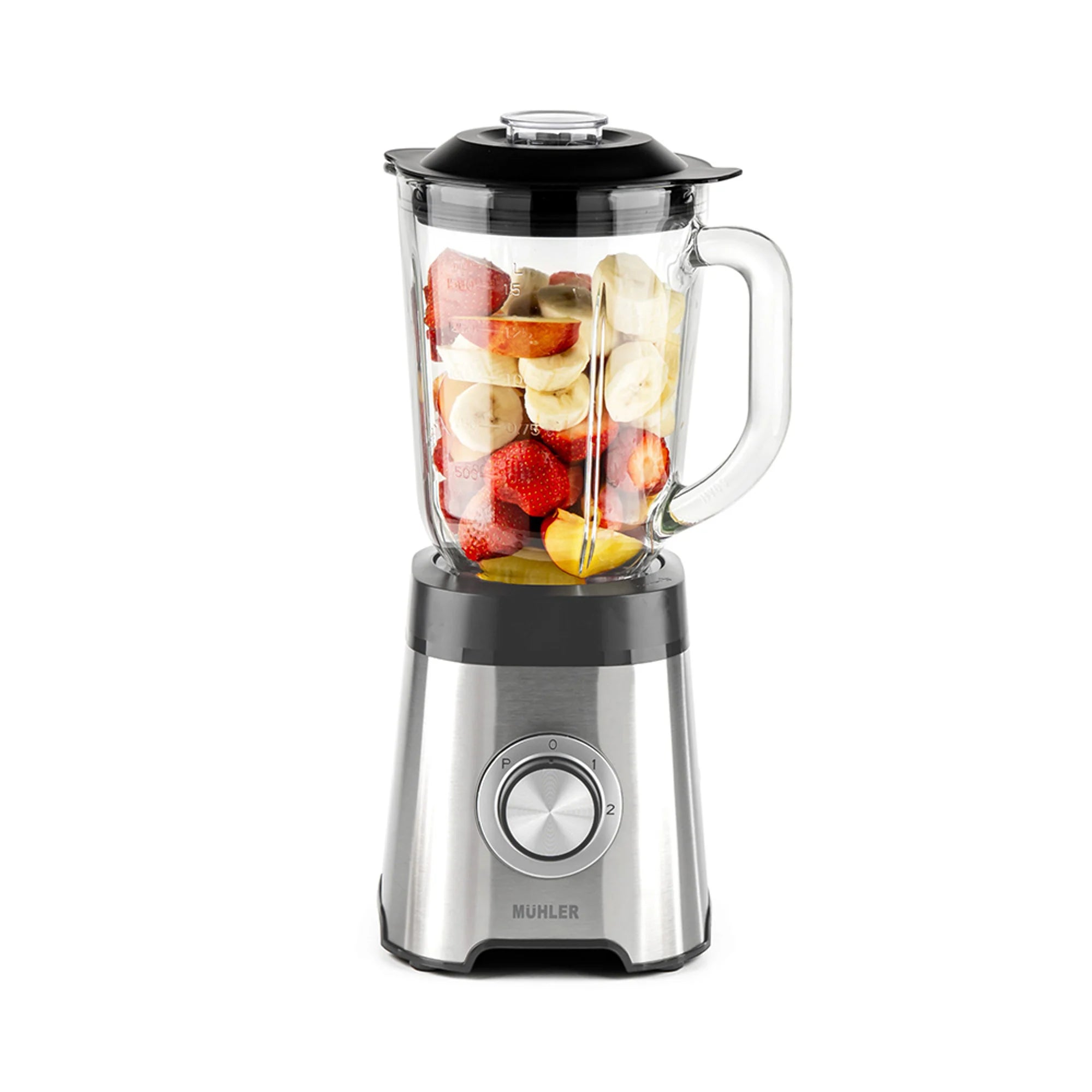 Električni blender Muhler MB-555SG, 500W, 1.5L, staklena posuda