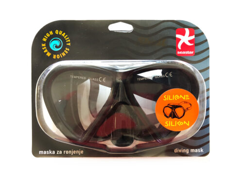 Maska s disalicom Helios – PVC set za ronjenje za odrasle Svijetlo Plava