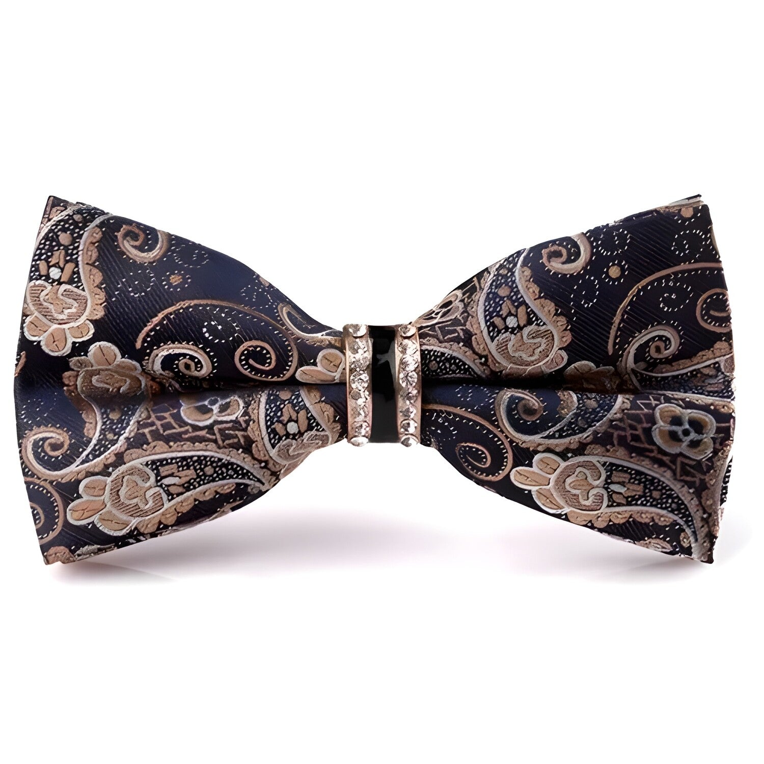 Leptir mašna EX-30386 - Plava / Smeđa / Uzorak KP30386