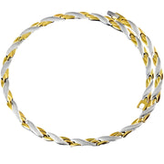 Ogrlica TW-38799 - Srebrna / Zlatna / 49cm KP38799