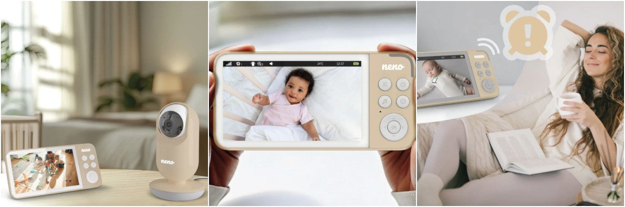NENO VEDO CREAM Wireless Baby monitor s kamerom