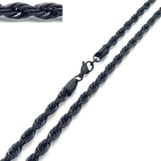 Muška Ogrlica - Crna / 50cm / 5mm KP34713