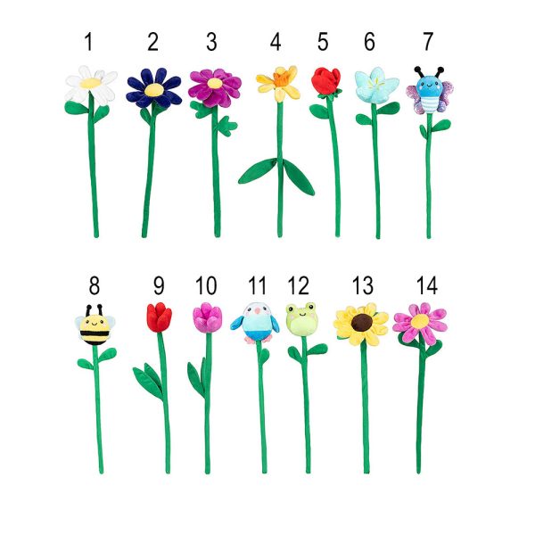 Plišani cvijet i kukci – 14 modela, visina 30 cm Model 14