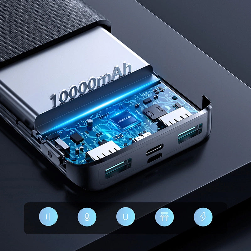 Powerbank Joyroom JR-QP191 10000mAh 22.5W QC + PD crni