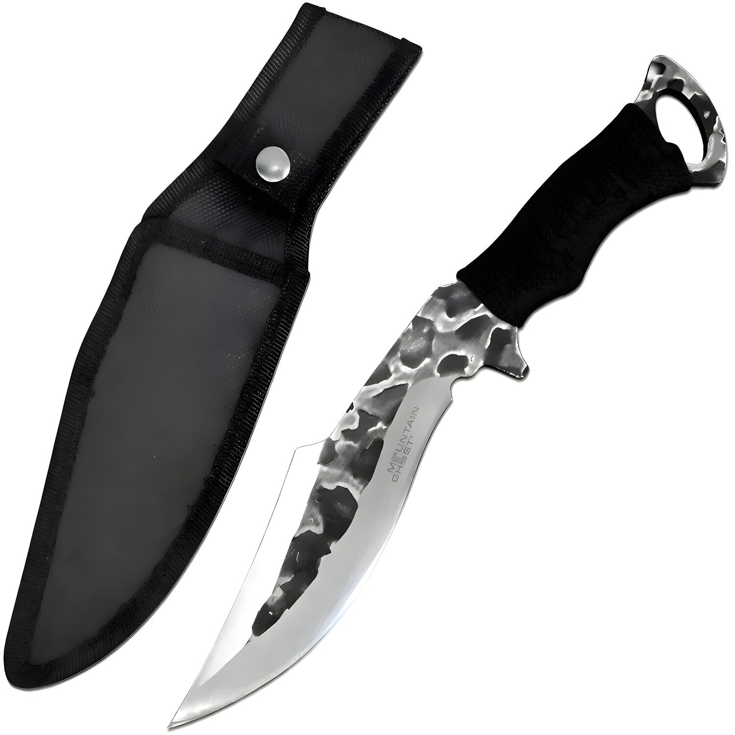 Outdoorovski nož UO - 39870 - Srebrna / Crna KP39870