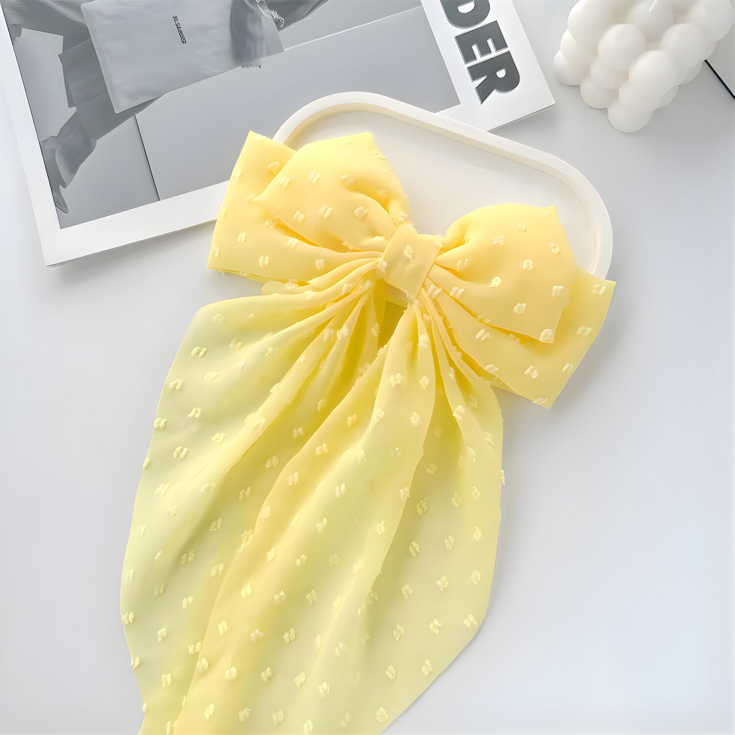 Ukosnica za kosu MA-39968 - žuta KP39968