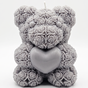 Svijeća Maxi Medo - Siva / Limeta, Mango KP40278