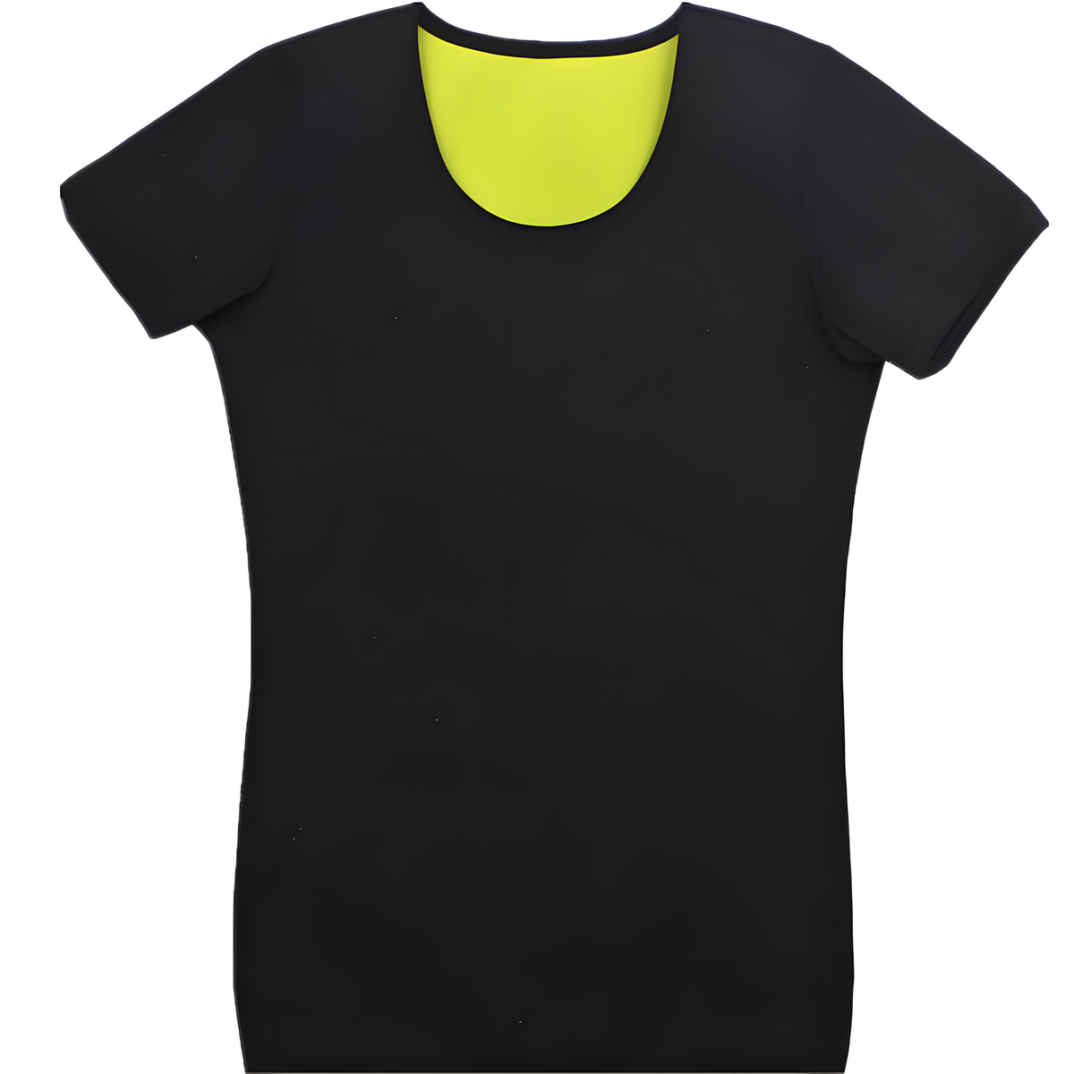 Ženska Neoprenska Fitness Majica FS - 40419 - Crna / Žuta / XL KP40419