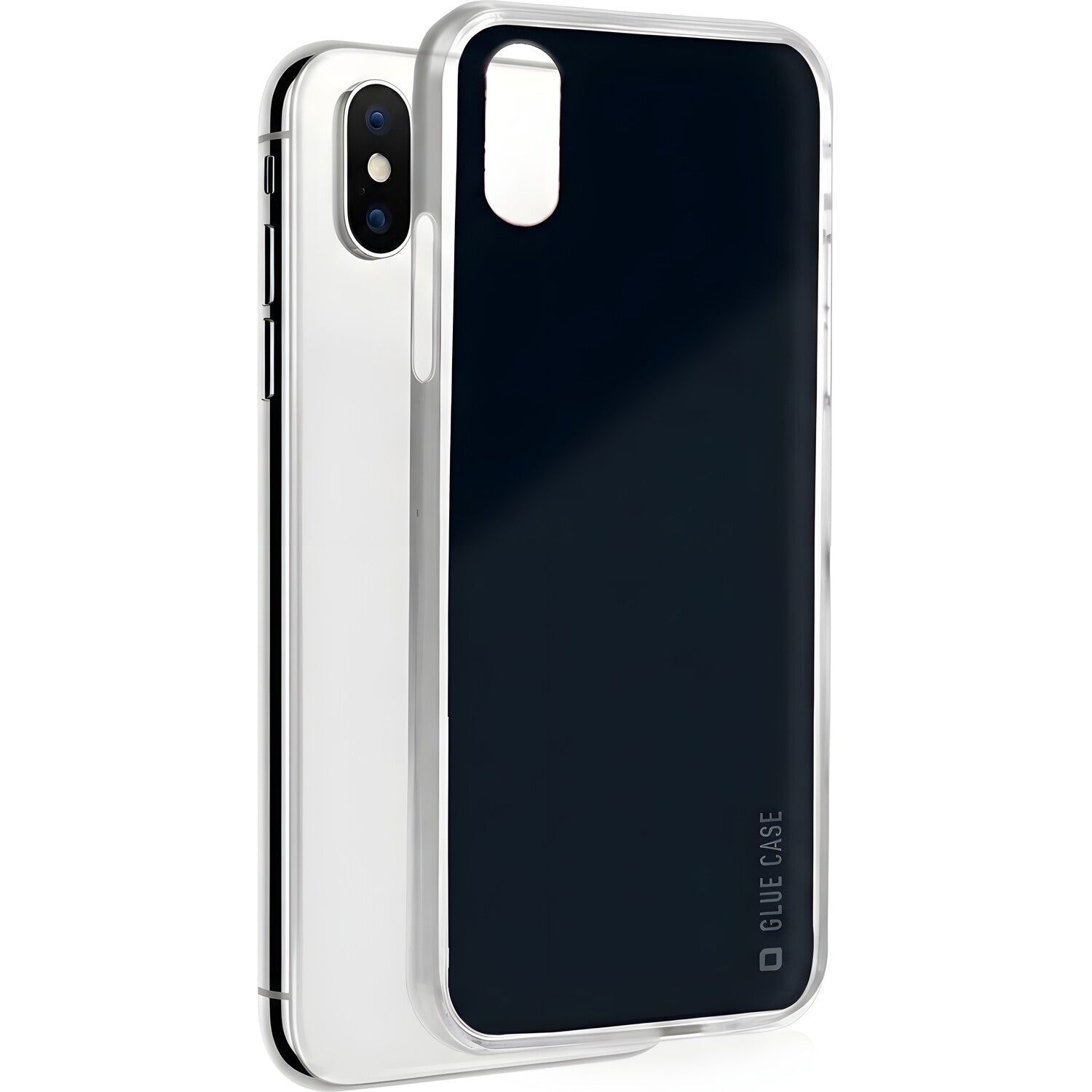 SBS Glue Color Zaštitna Maskica za Apple iPhone X / XS - Crna KP40741