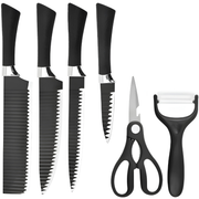 Set kuhinjskih noževa YT - 40865 - Crna KP40865