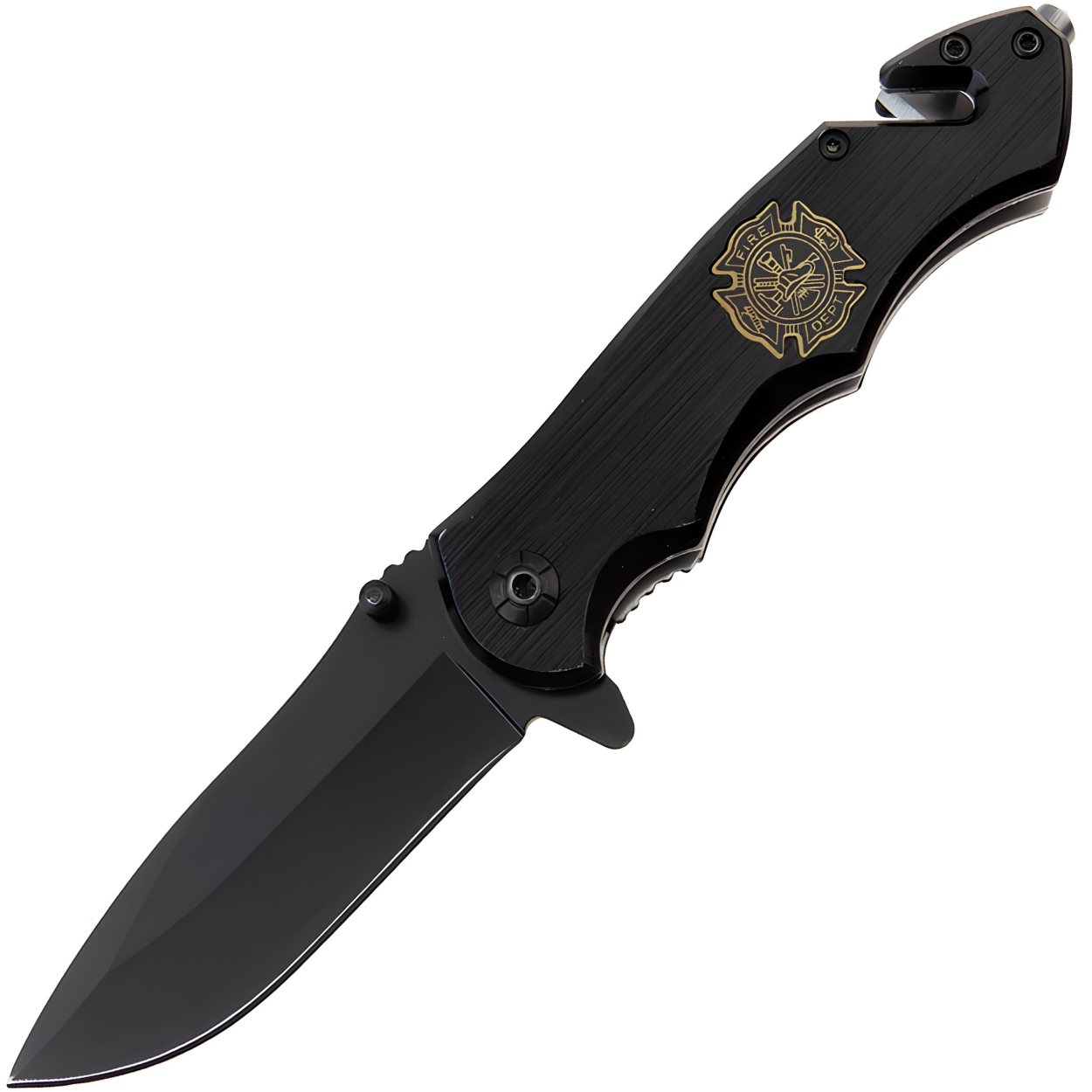 Outdoorový sklopivi nož QH - 40996 - Crna KP40996