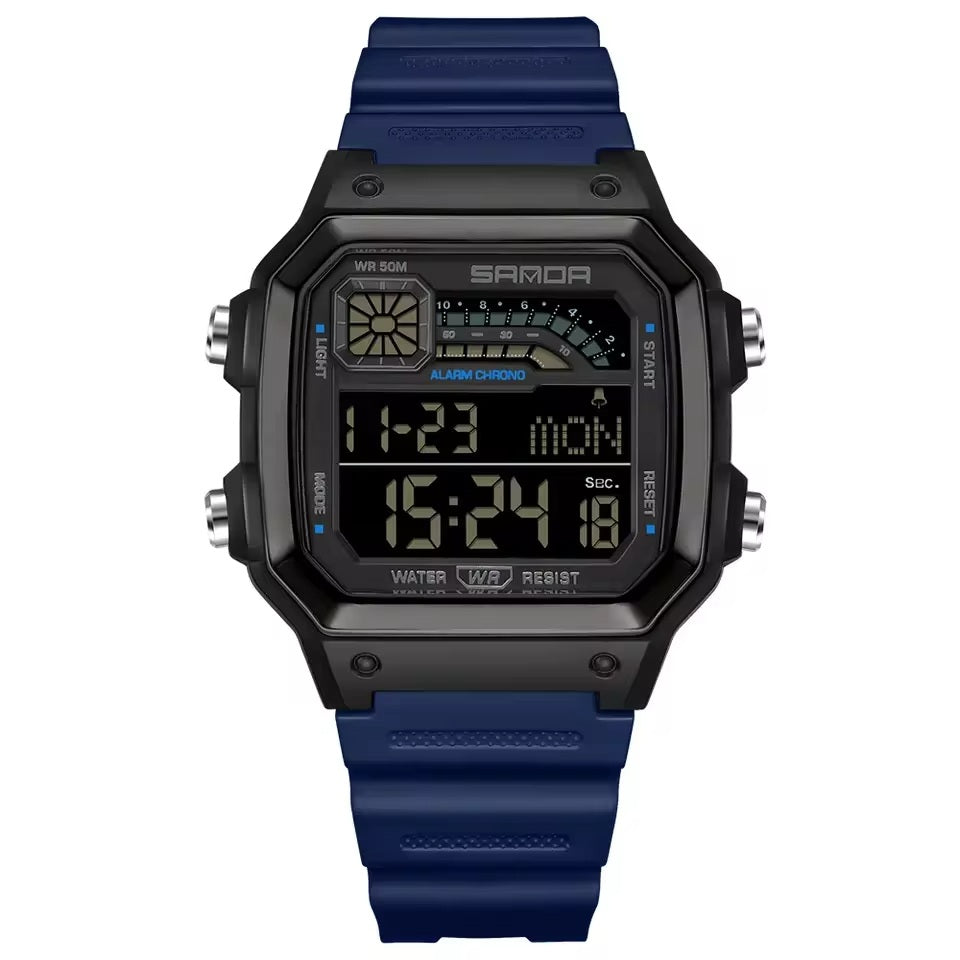 Digitalni sat SANDA BA-41791 - Plavi / Crni KP41791