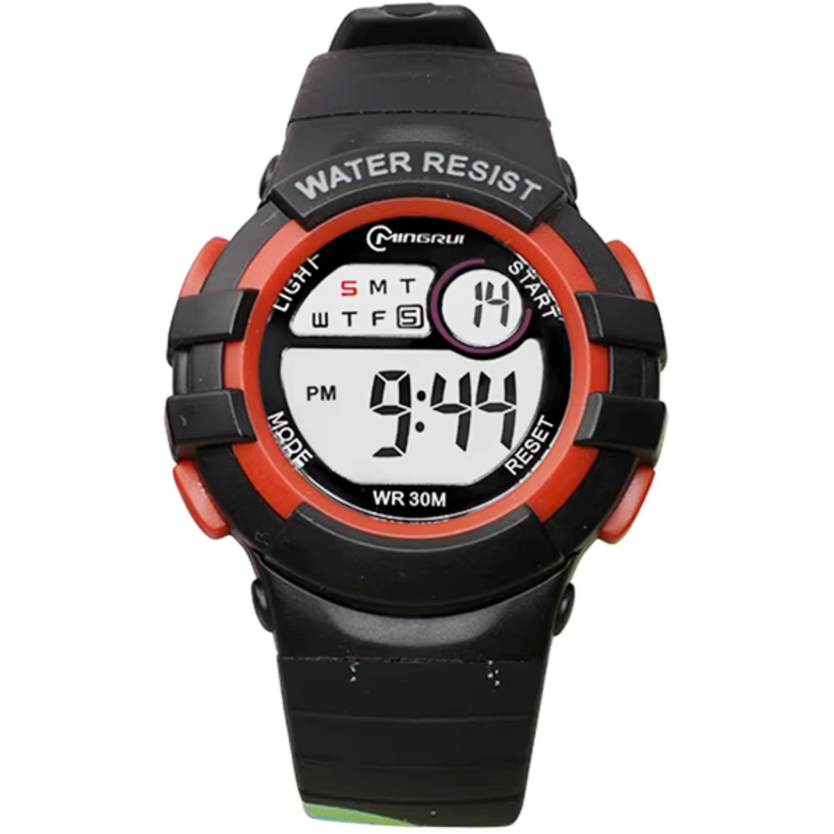 Dječji digitalni sat MINGRUI DU-41760 - Crni / Crveni KP41760