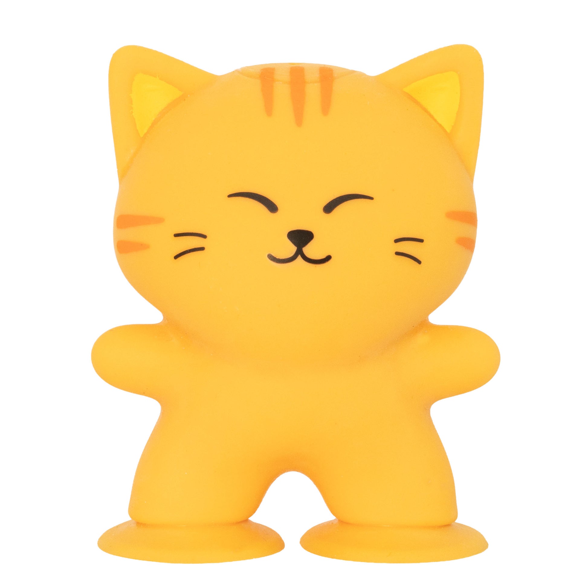 SQUISHY Stuck Cat 9,5 cm – Ljepljiva antistres mačkica za djecu Žuta