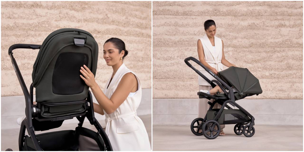 REDSBABY ONIX kolica, Platinum Black Twill 3u1 B