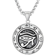 Ogrlica Eye - Srebrna KP33485