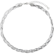 Ogrlica MC-38973 - Srebrna KP38973