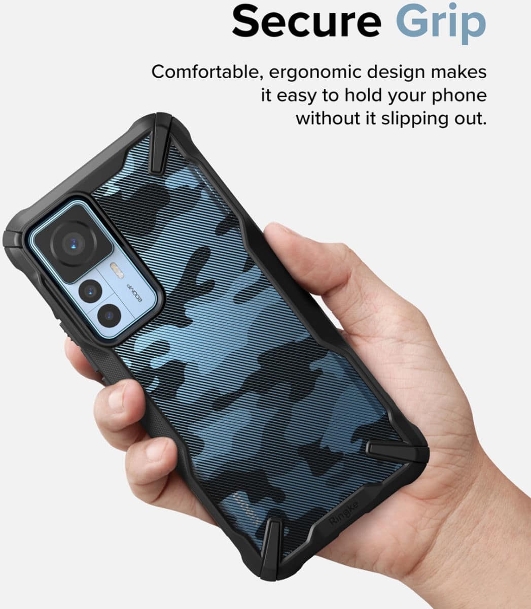 Ringke Fusion X maska za Xiaomi 12T/12T Pro Camo Black