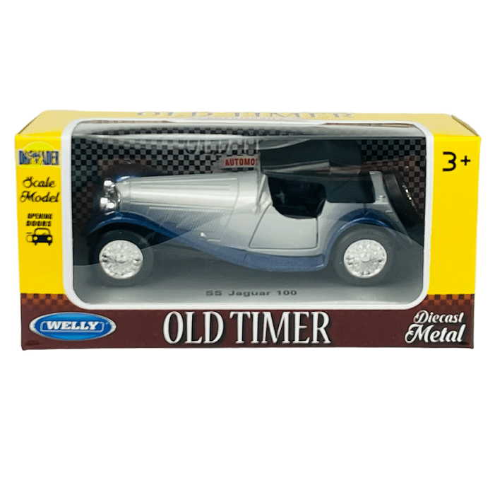 SS Jaguar 100 silver 1:34
