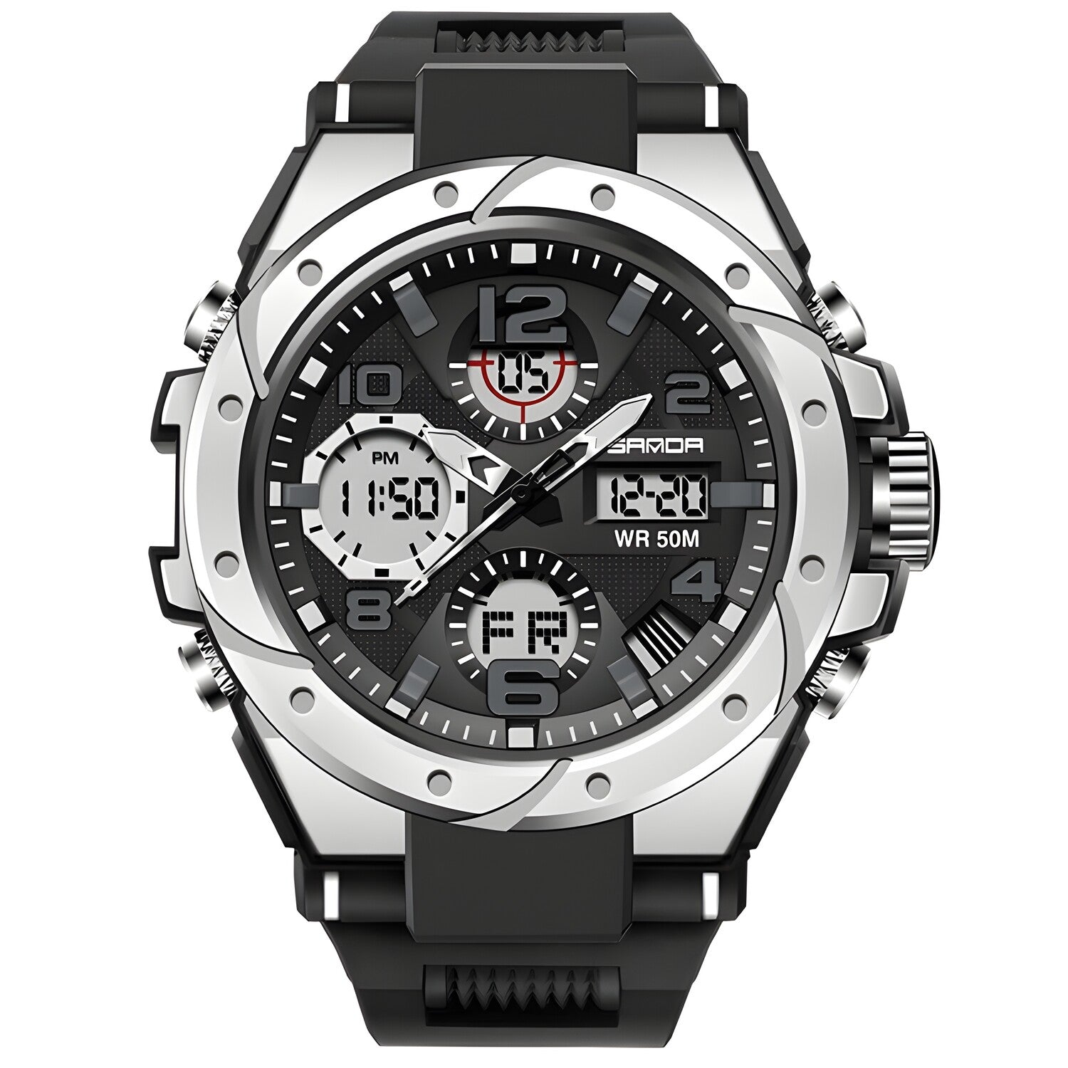 Sat SANDA TO-14288 - Crna / Srebrna KP14288