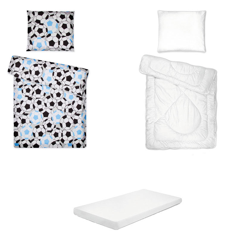 Posteljina set 5 elemenata za krevet 160x80 cm uzorak-32