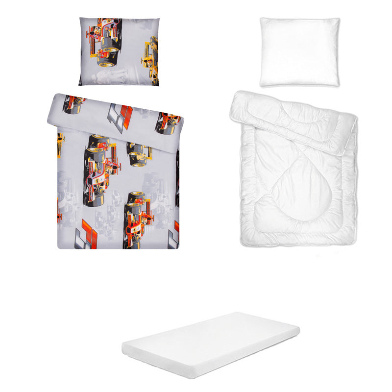 Posteljina set 5 elemenata za krevet 160x80 cm uzorak-32