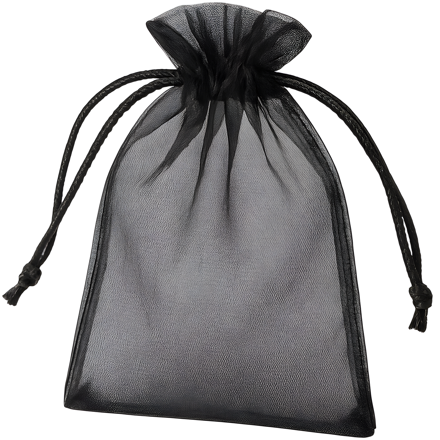 Poklon organza vrećica - Crna / 10x12cm / 10 kom KP38486