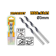 Svrdlo HSS 2mm - 2kom set DBT1200024 INGCO DIN 338