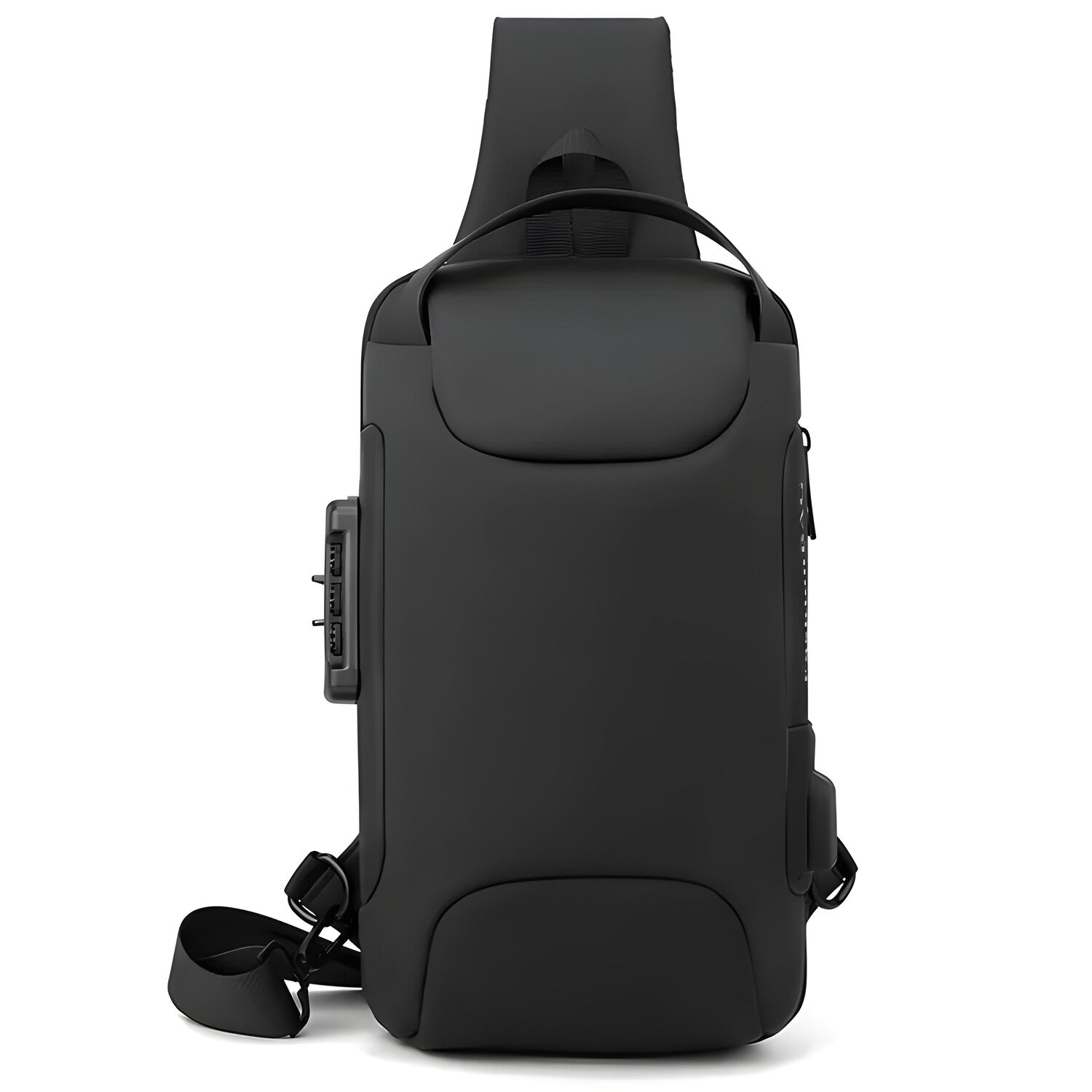 Torba za rame s USB punjenjem protiv krađe TO-25613 - Crna KP25613