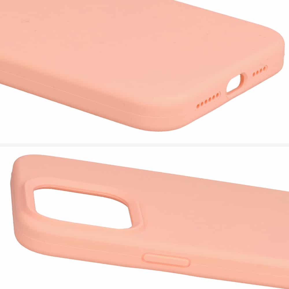 SILIKONSKA LITE MASKA ZA IPHONE 12 / 12 PRO boja breskve