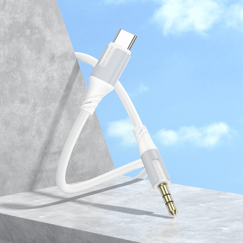 Borofone kabel BL19 Creator - 3,5 mm priključak na tip C - 1 metar bijeli