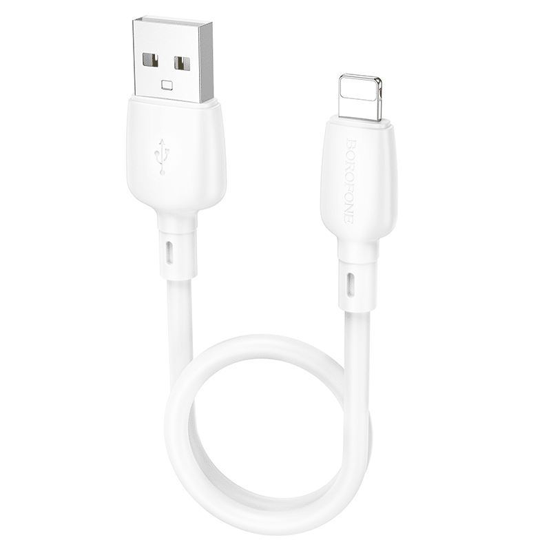 Borofone kabel BX93 Super Power - USB to Lightning - PD 20W - 25 cm bijeli
