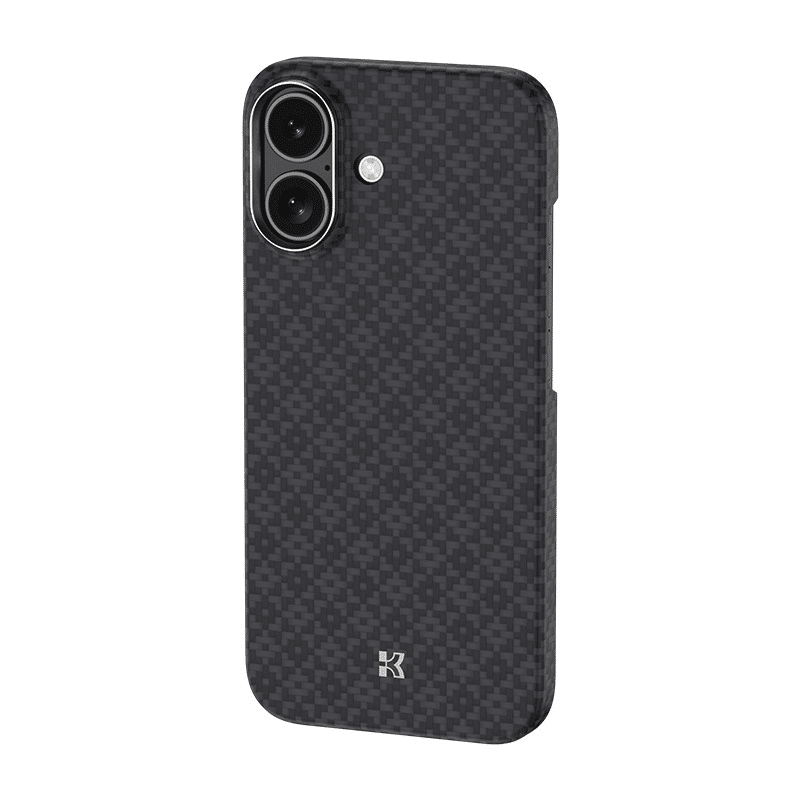 Benks Magnetic Air Armor Grid Kevlar maska ​​s metalnim okvirom 600D za iPhone 17 crna
