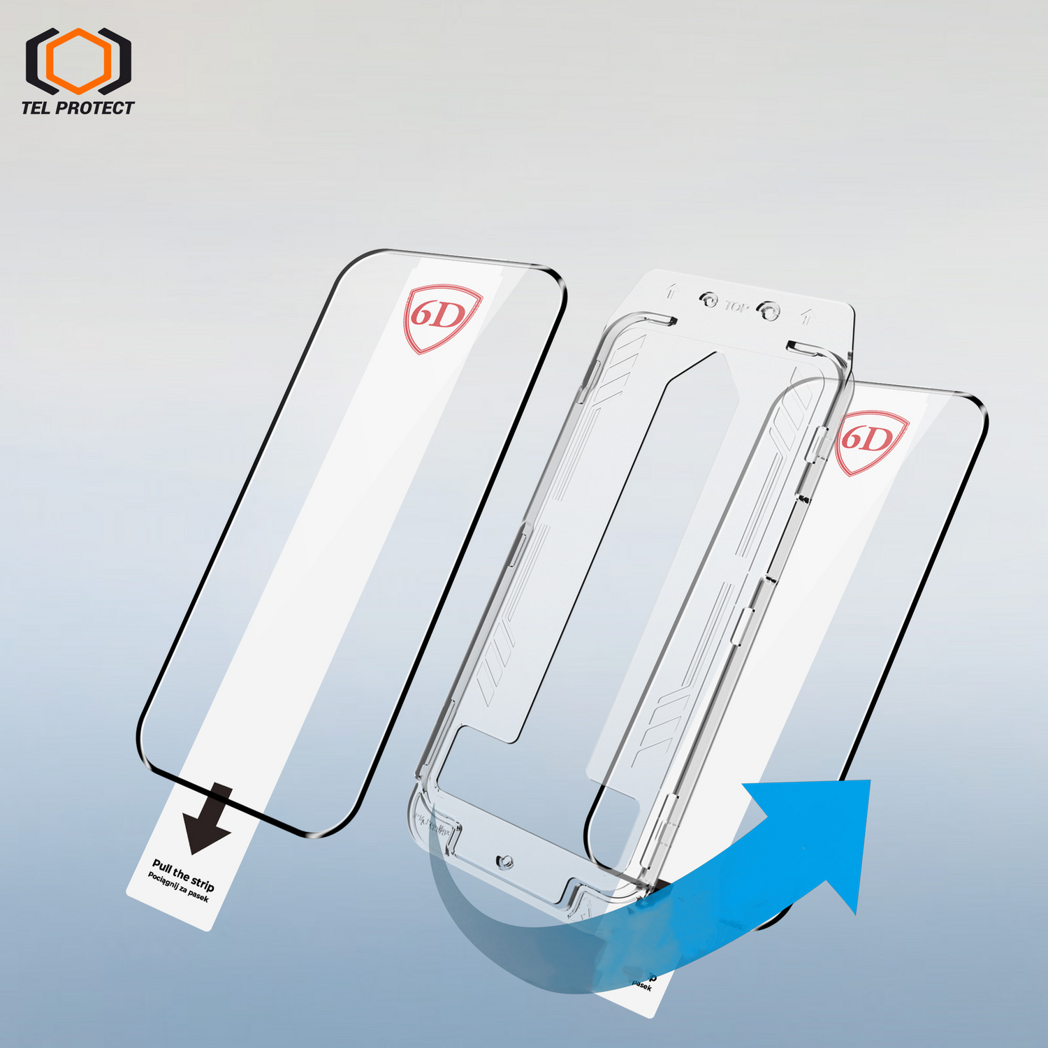 Tel Protect Dust-Free Easy Fit Full Glue 6D kaljeno staklo za Samsung Galaxy A16/A17 4G/5G crno - 2 kom.