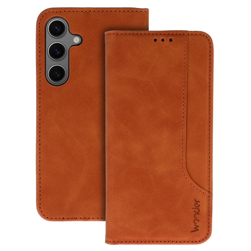 WONDER PRIME PREMIUM PREKLOPNA MASKA ZA SAMSUNG GALAXY A55 5G BROWN