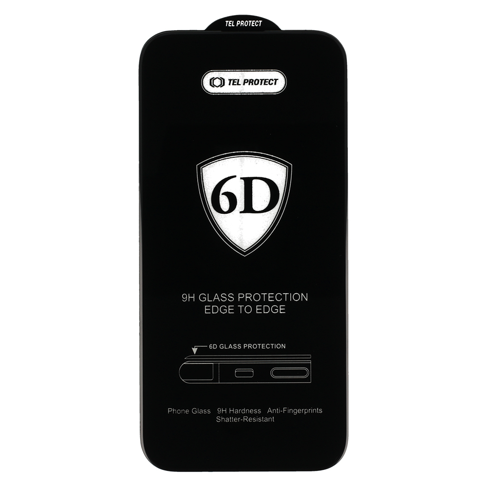 Kaljeno staklo Tel Protect Full Glue 6D za HONOR 400 LITE sa crnim rubom