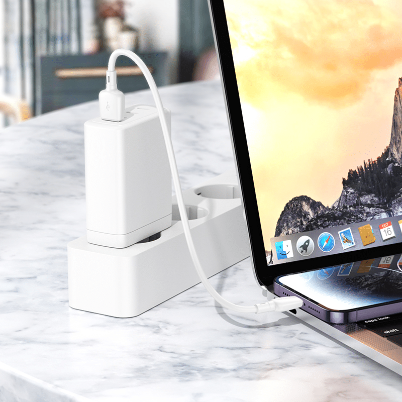 Borofone kabel BX93 Super Power - USB to Lightning - PD 20W - 25 cm bijeli