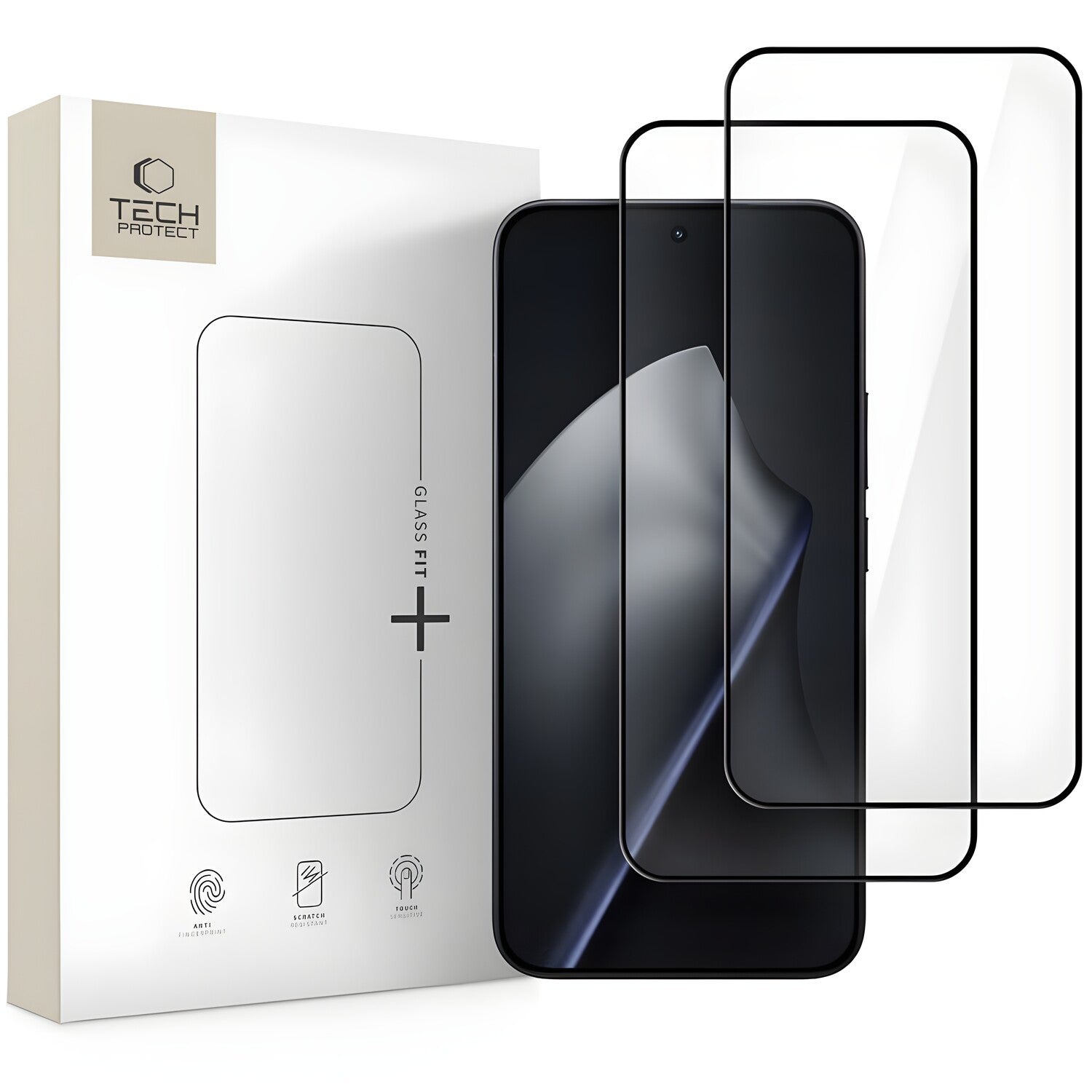 Tech-Protect Glass Fit+ staklo za Xiaomi 15T/15T Pro - Crna KP39670