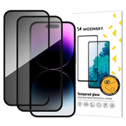 Wozinsky Privacy Glass 2kom Tvrđeno staklo za Apple iPhone 17/iPhone 16 Pro - Crna KP39728