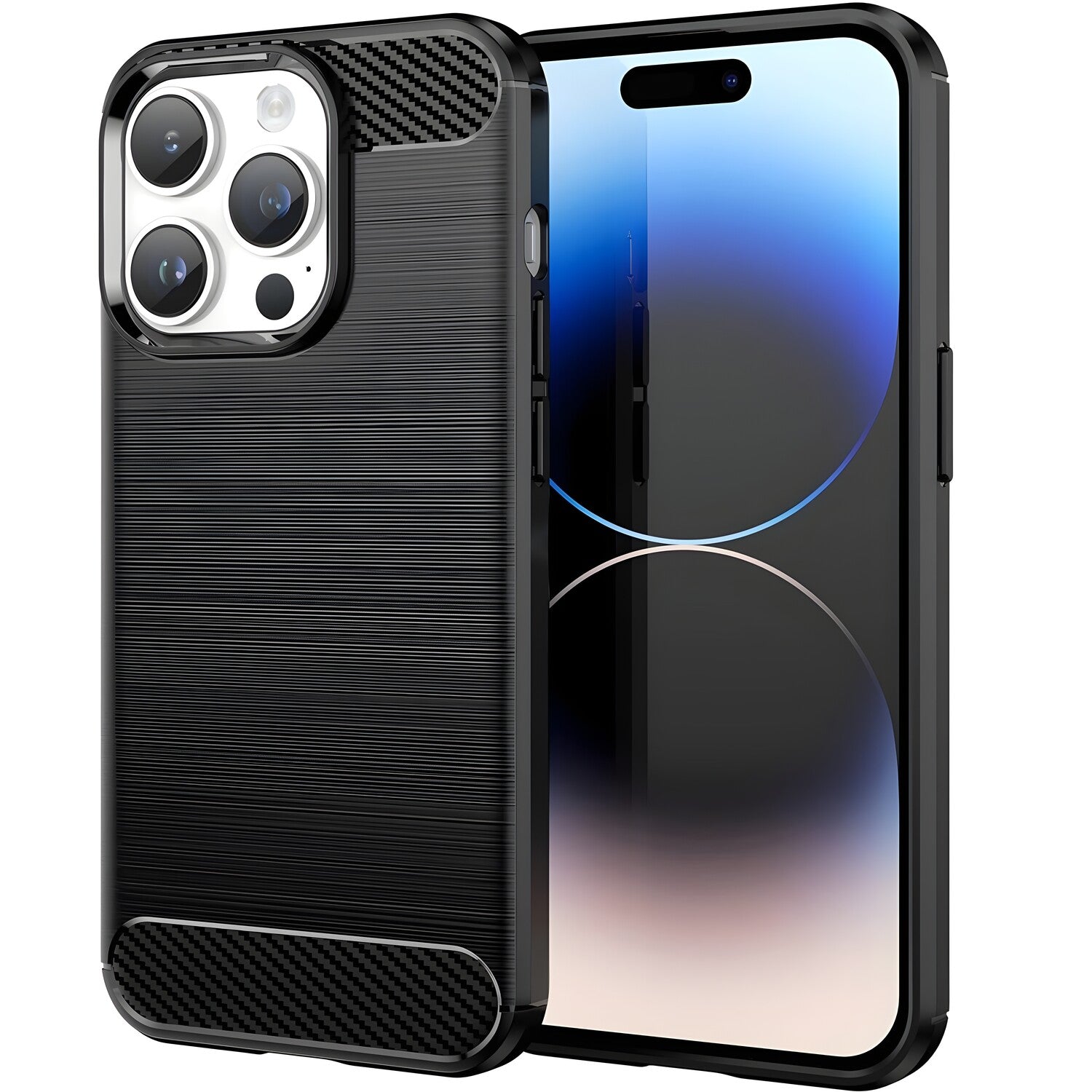 Futrola Carbon Shield TPU za Xiaomi 15 Pro - Crna KP39813