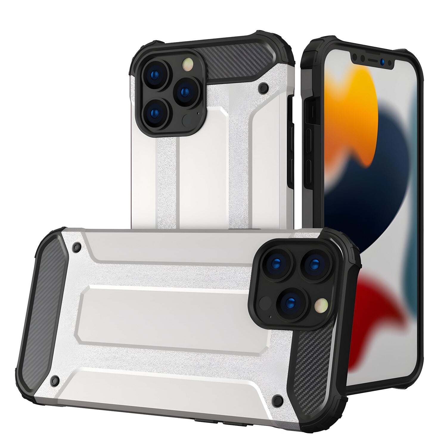 Futrola Hybrid Armor za Samsung Galaxy A34 5G - Srebrna KP40570